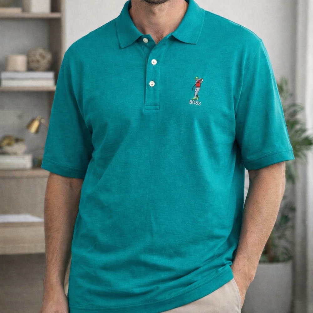 BOSS International Sports Vintage Polo Tee – Men’s XXL (NWT)